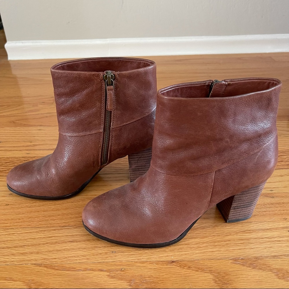 Cole Haan Nike Air Brown Cassidy Leather Boots